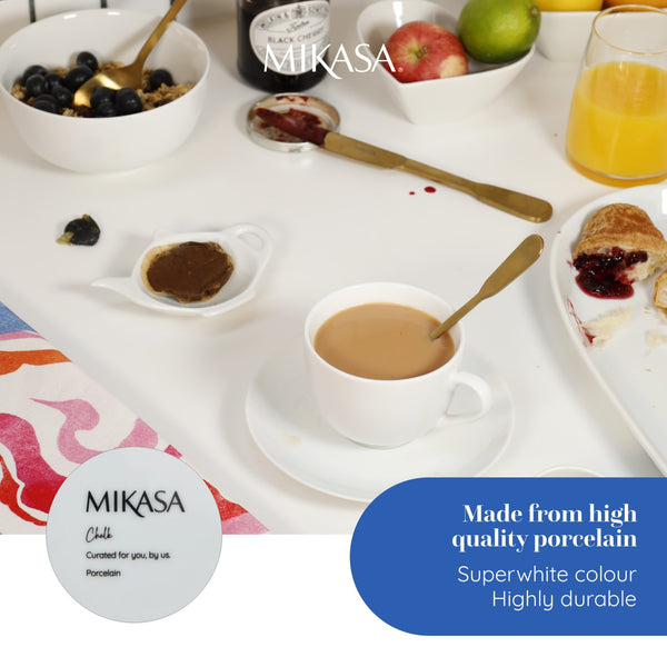 Mikasa Chalk Porcelain Teabag Tidy, 12cm, White image 9