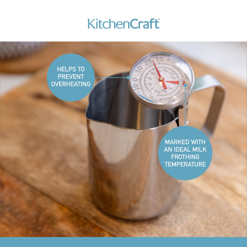 KitchenCraft Stainless Steel Milk Frothing Thermometer
