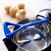 Colourworks Blue Silicone Potato Masher with Built-In Scoop image 2