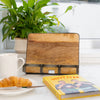 Industrial Kitchen Metal / Wooden Cookbook Stand & Tablet Holder image 7