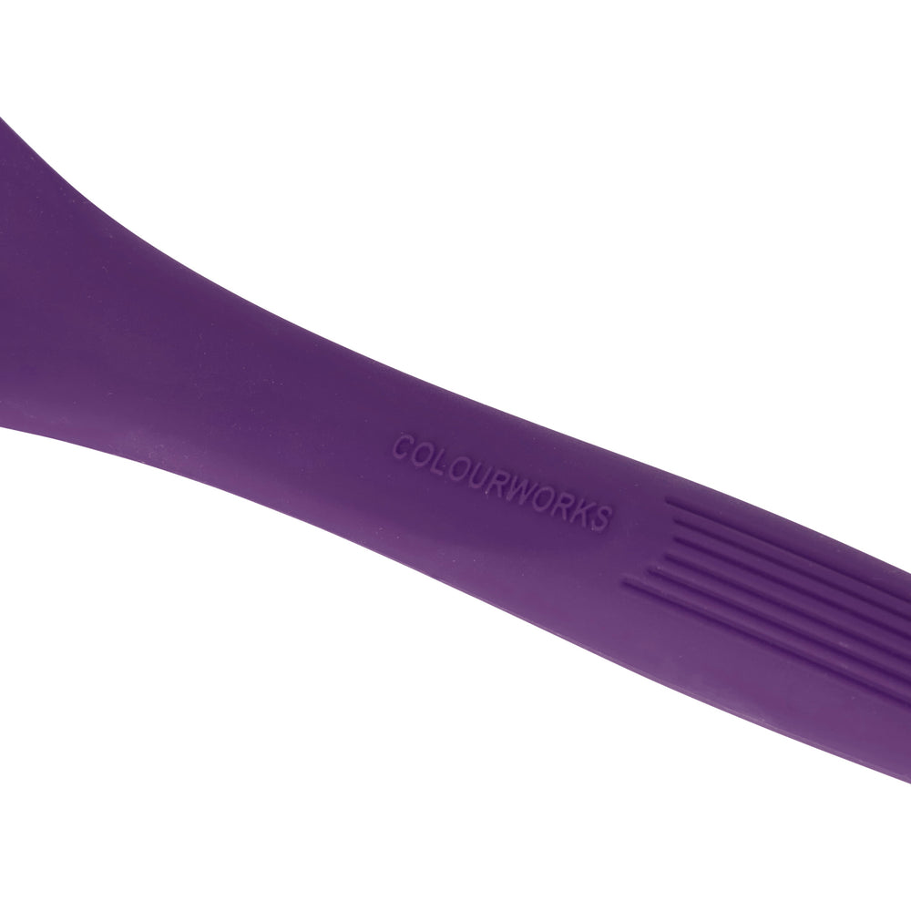 Colourworks Purple Silicone Cooking Spoon with Measurement Markings