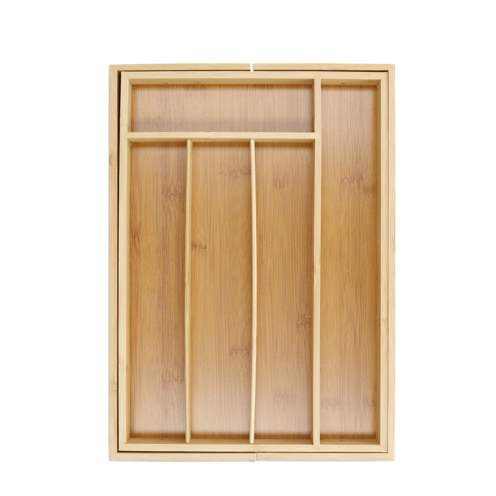 Copco Bamboo Expandable Cutlery Tray Organiser