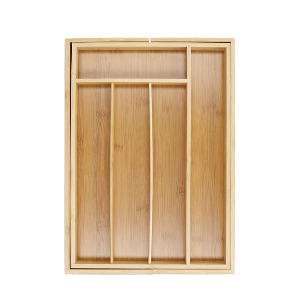 Copco Bamboo Expandable Cutlery Tray Organiser image 7