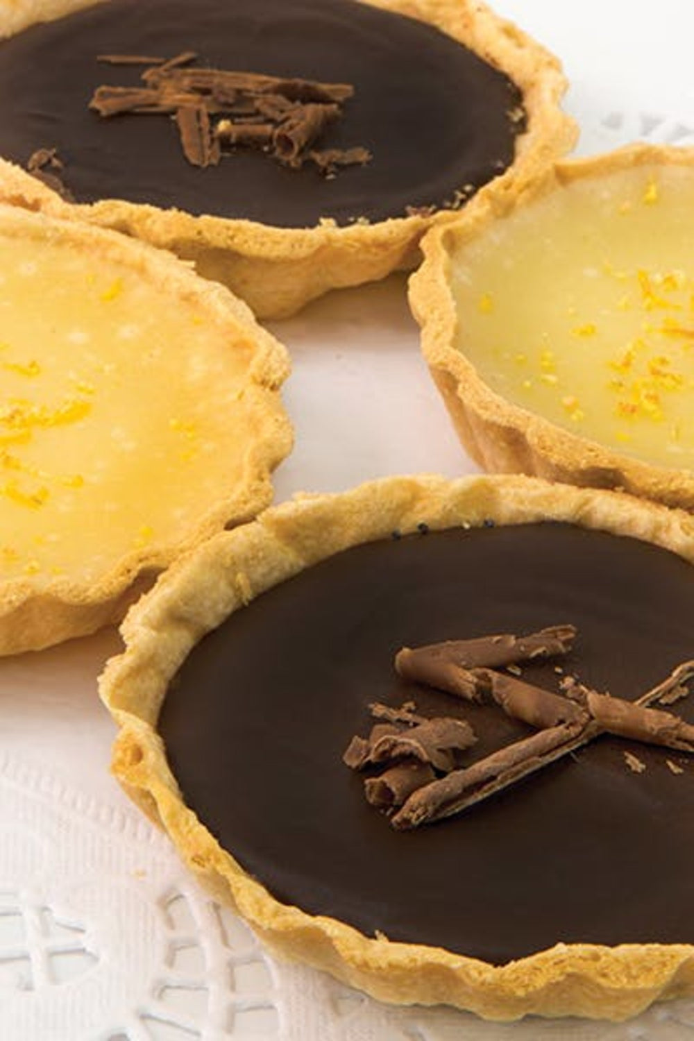 MasterClass Non-Stick Four Hole Loose Base Fluted Mini Tartlet Pan