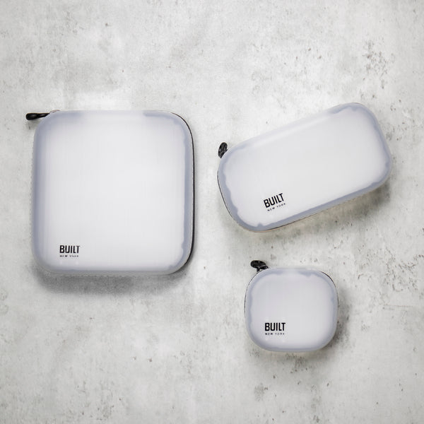 3pc Reusable Silicone On-The-Go Zipped Storage Pouch Set with 16cm Pouch, 9cm Pouch and 6cm Pouch image 2