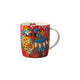 3pc Araras Tea Set with 370ml Ceramic Mug, Ceramic Coaster and Cotton Tea Towel - Love Hearts