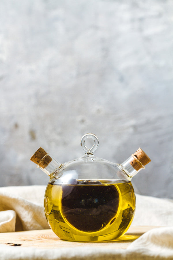 KitchenCraft World of Flavours Italian Round Dual Oil and Vinegar Bottle image 2