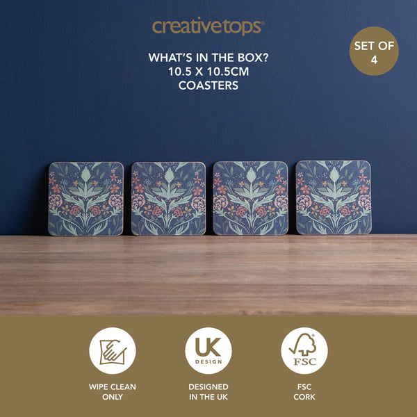 Creative Tops Arts & Crafts Set of 4 Square Coasters, 10.5 x 10.5 x 2CM image 8