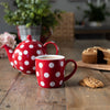 London Pottery Globe® Mug Red With White Spots image 2