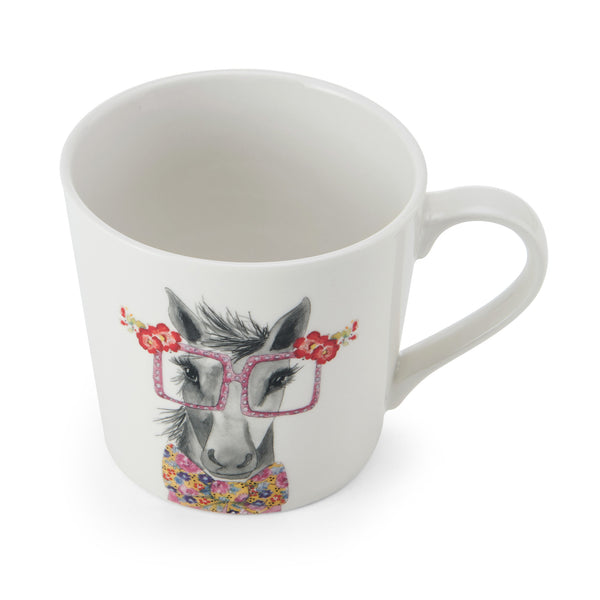 Mikasa Tipperleyhill Horse Print Fine China Mug, 380ml image 3