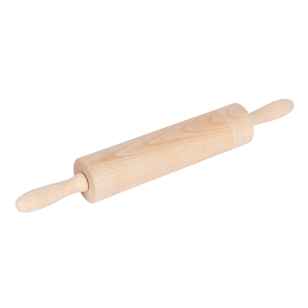 KitchenCraft Beech Wood Revolving 44cm Rolling Pin image 3