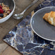 Creative Tops Navy Marble Pack Of 4 Large Premium Placemats