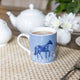 KitchenCraft Fine Bone China Woodcut Horse 330ml Can Mug