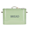 Living Nostalgia Large Metal Bread Bin - English Sage Green