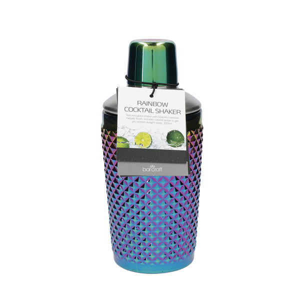 BarCraft Tropical Chic Rainbow 300ml Studded Boston Cocktail Shaker image 4