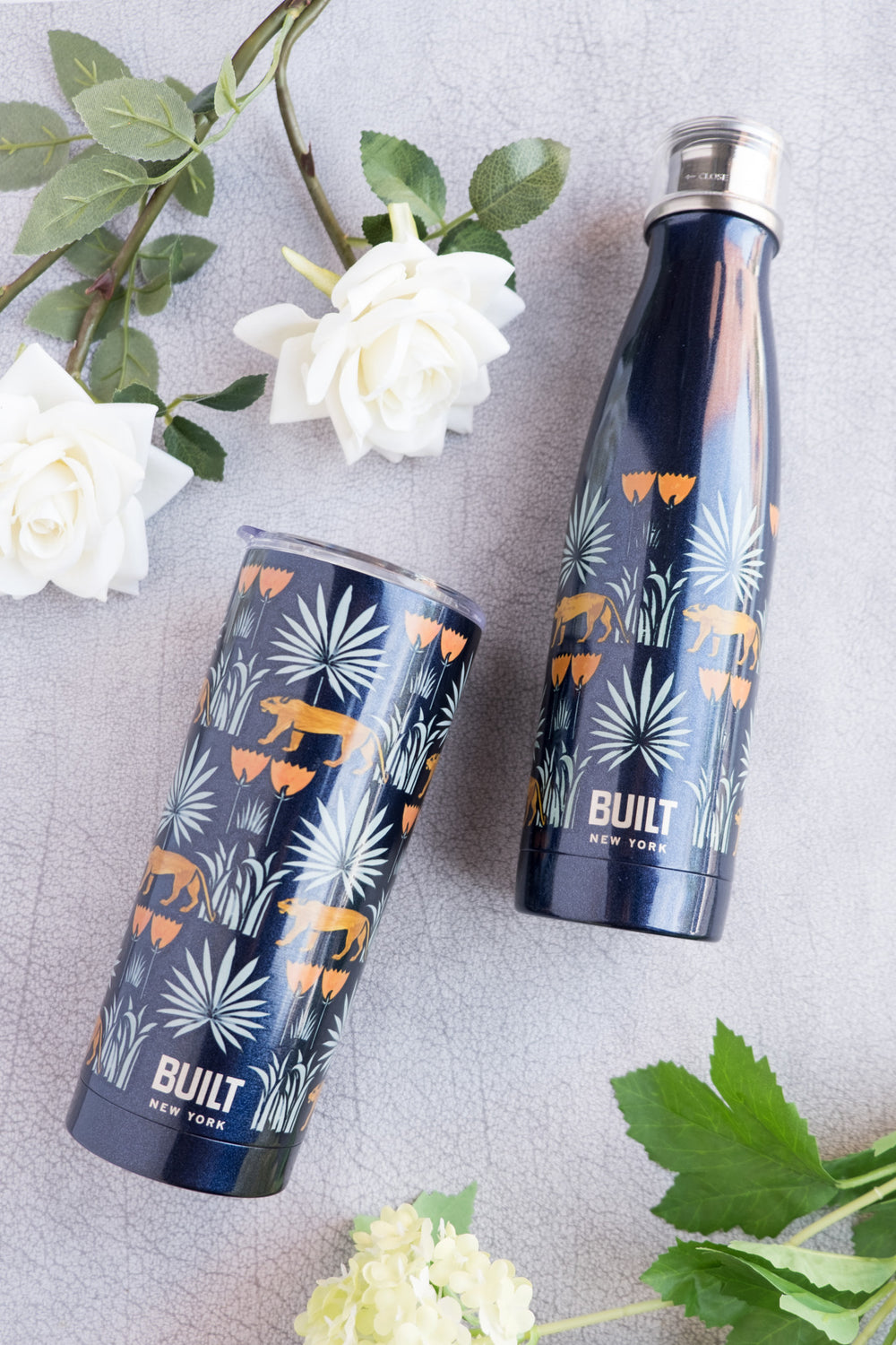 Built V&A 590ml Double Walled Stainless Steel Travel Mug Lioness