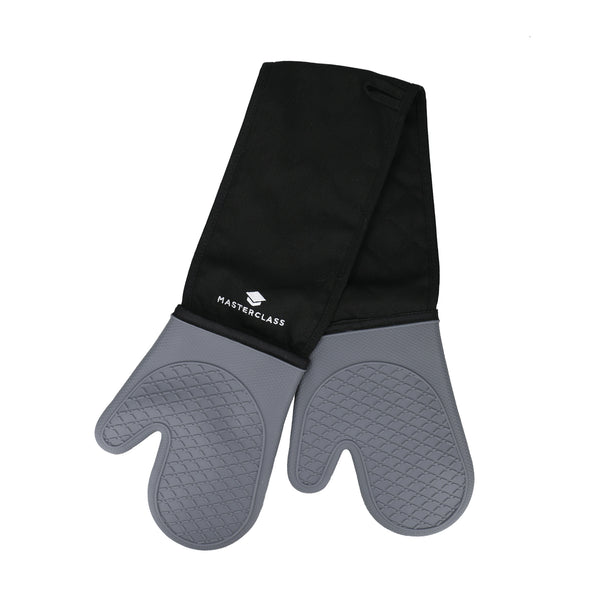 2pc Roasting Set with Non-Stick Large Roasting Tin & Rack and Stain-Resistant Silicone Double Oven Gloves image 3