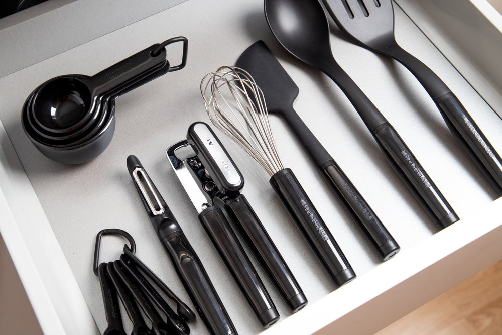 KitchenAid 15pc Kitchen Utensil Set - Black