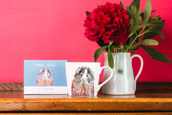 Mikasa Tipperleyhill Guinea Pig Print Fine China Mug, 380ml image 13