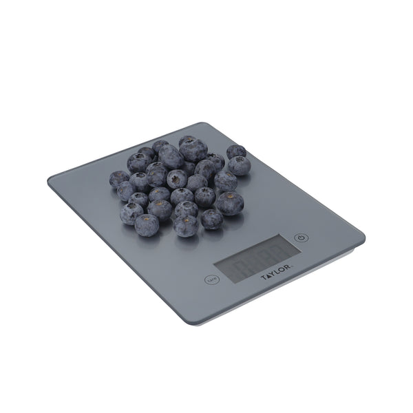 Taylor Pro Glass Digital 5Kg Kitchen Scales - Pewter image 4