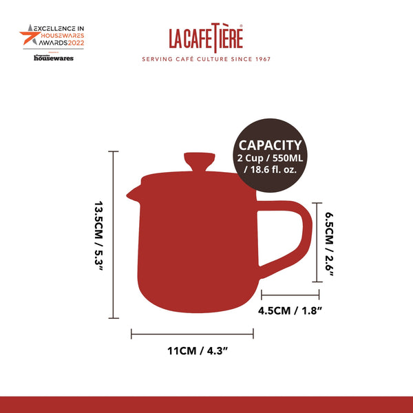 La Cafetière Loose Leaf 2-Cup Glass Teapot, 550ml image 7