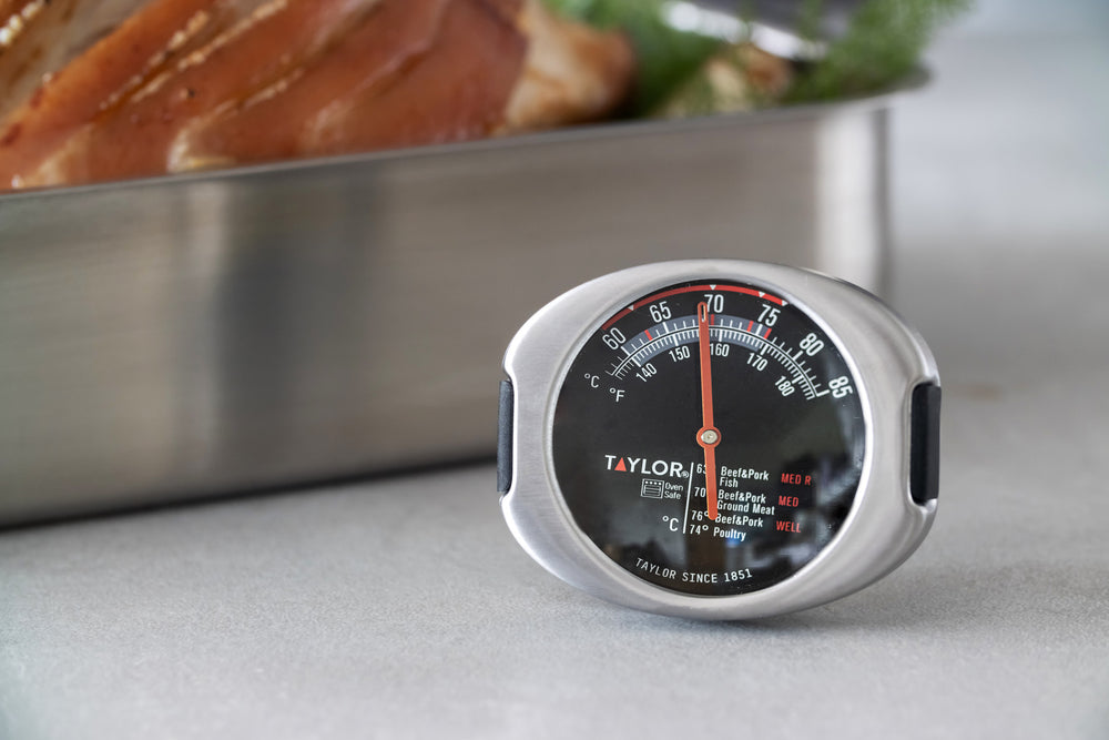Taylor Pro Stainless Steel Leave-In Meat Thermometer