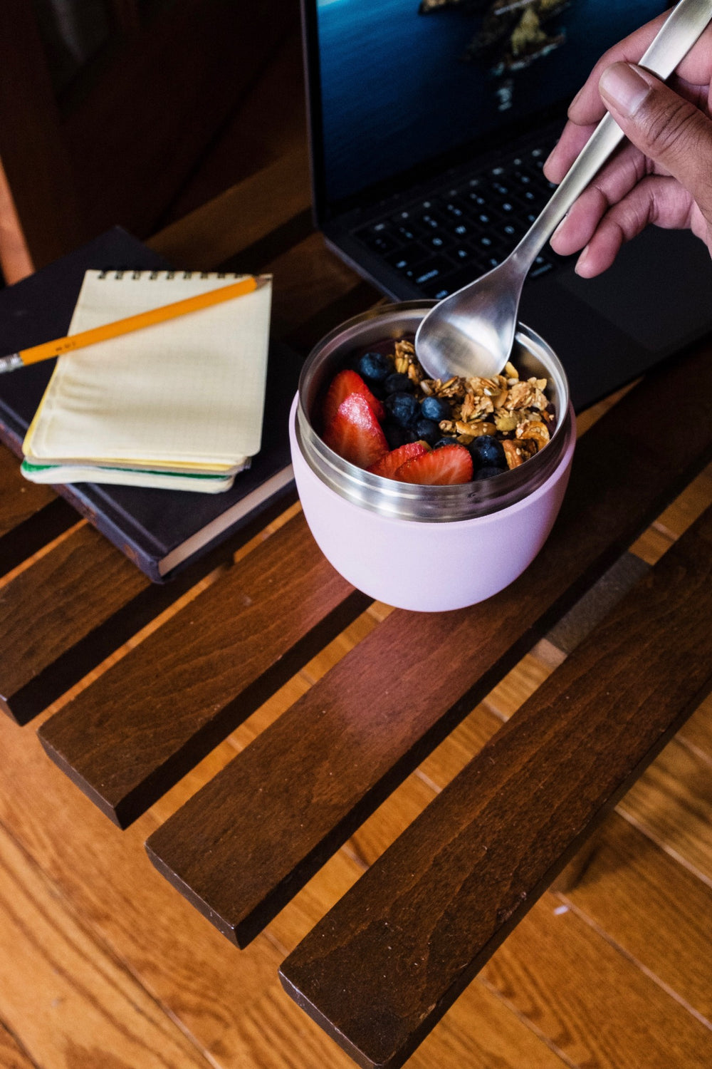 Pink Topaz S’well Eats 2-in-1 Food Bowl, 636ml