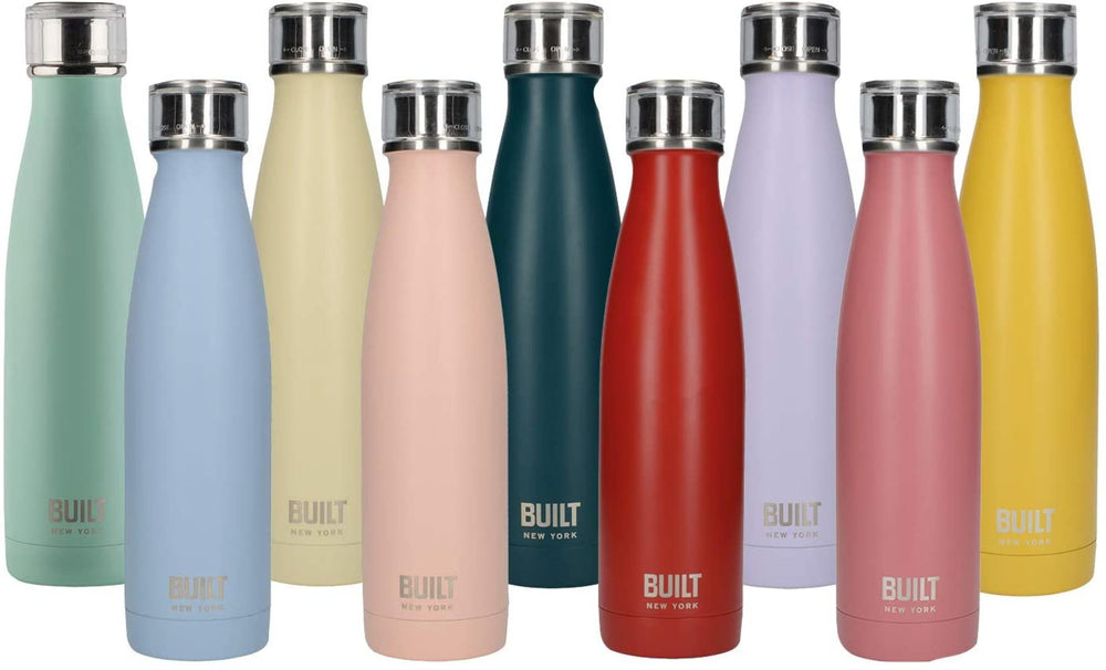 Built 500ml Double Walled Stainless Steel Water Bottle Teal
