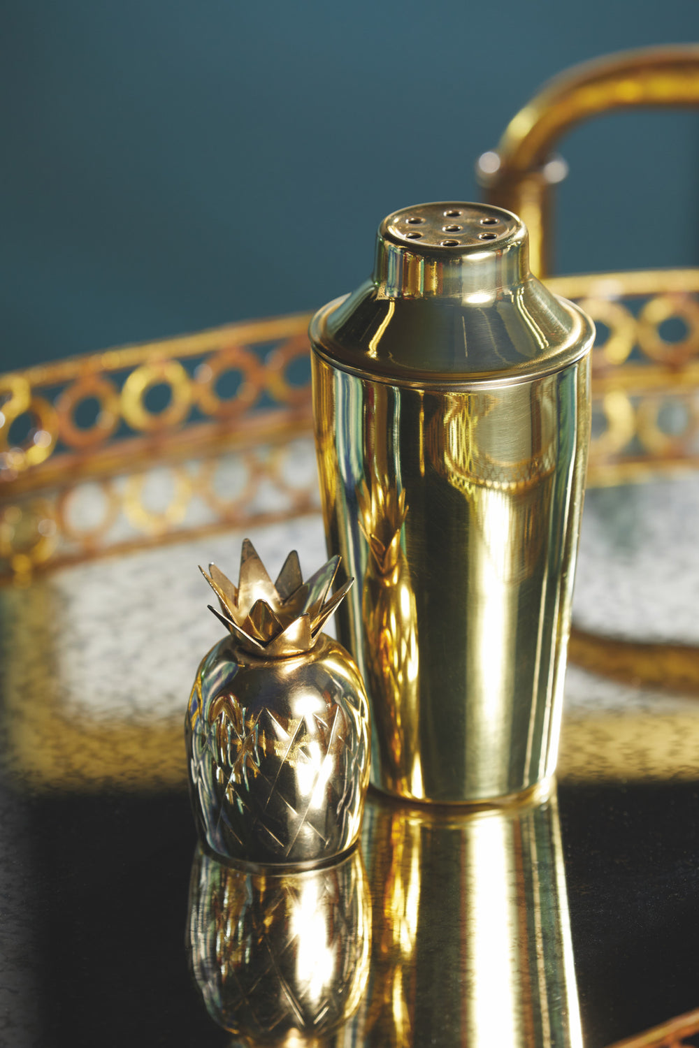 BarCraft Pineapple 325ml Mini Pineapple Cocktail Shaker