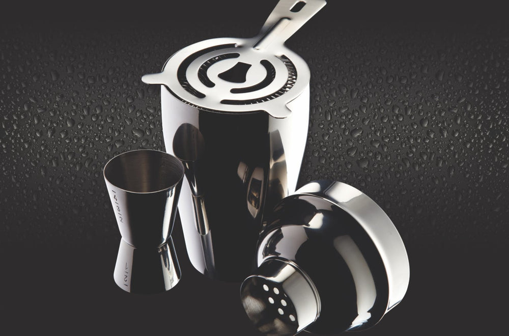 BarCraft Stainless Steel 3 Piece Cocktail Set
