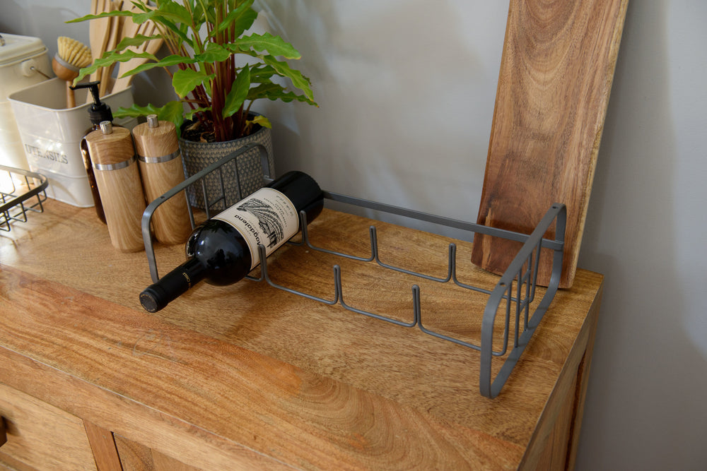 KitchenCraft Living Nostalgia Stackable Bottle Rack, Iron Wire