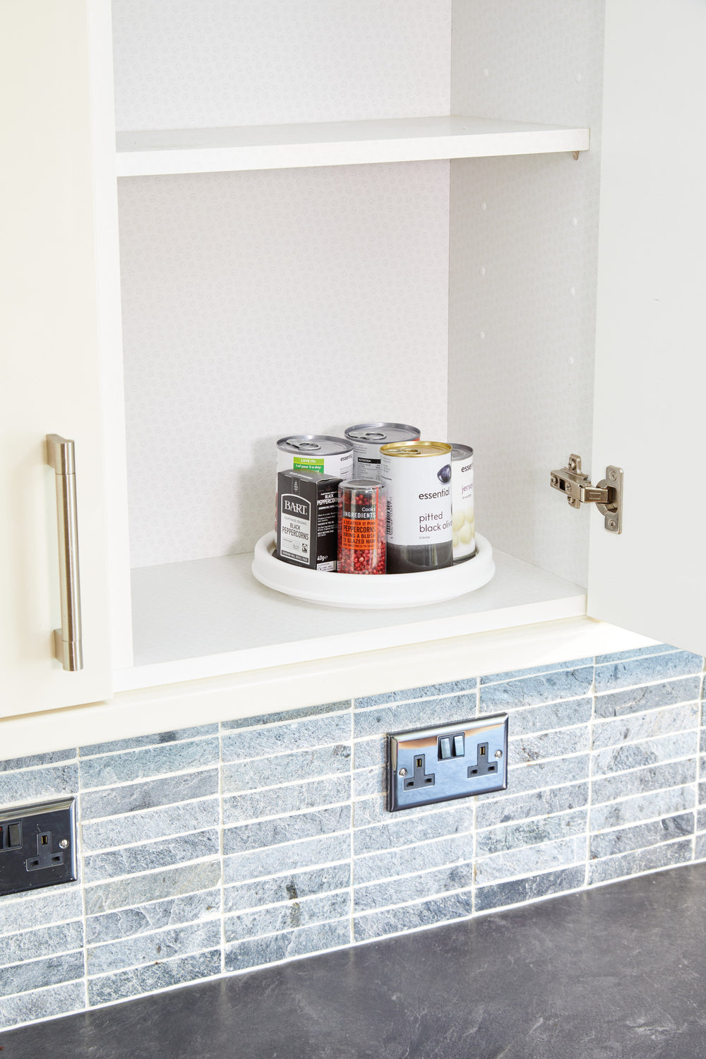 Copco Small White Lazy Susan Food Storage Solution