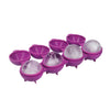 Colourworks Sphere Ice Cube Moulds in Gift Box, LFGB-Grade Silicone - Purple image 7