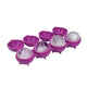 Colourworks Sphere Ice Cube Moulds in Gift Box, LFGB-Grade Silicone - Purple