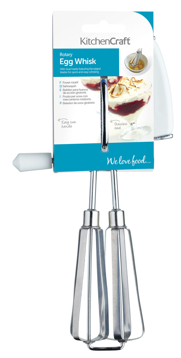KitchenCraft Side Handled Rotary Whisk image 3