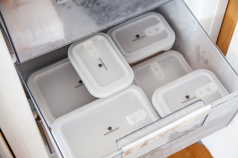 MasterClass All-in-One 1.3-Litre Stainless Steel Container with Lid, Microwave Safe