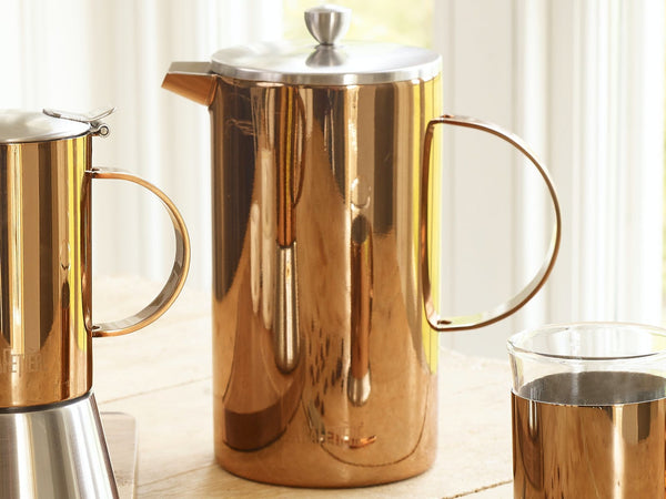 La Cafetiere Double Walled 8 Cup Copper Cafetiere image 2