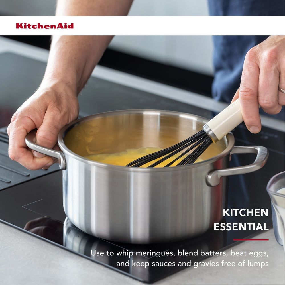 KitchenAid Silicone Whisk – Almond Cream