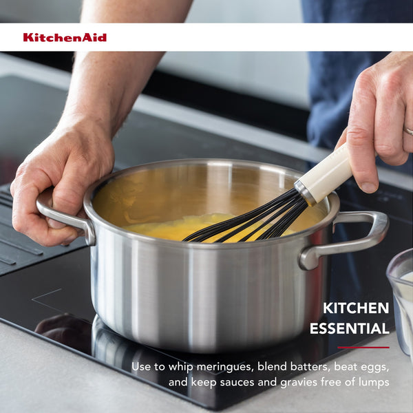 KitchenAid Silicone Whisk – Almond Cream image 9
