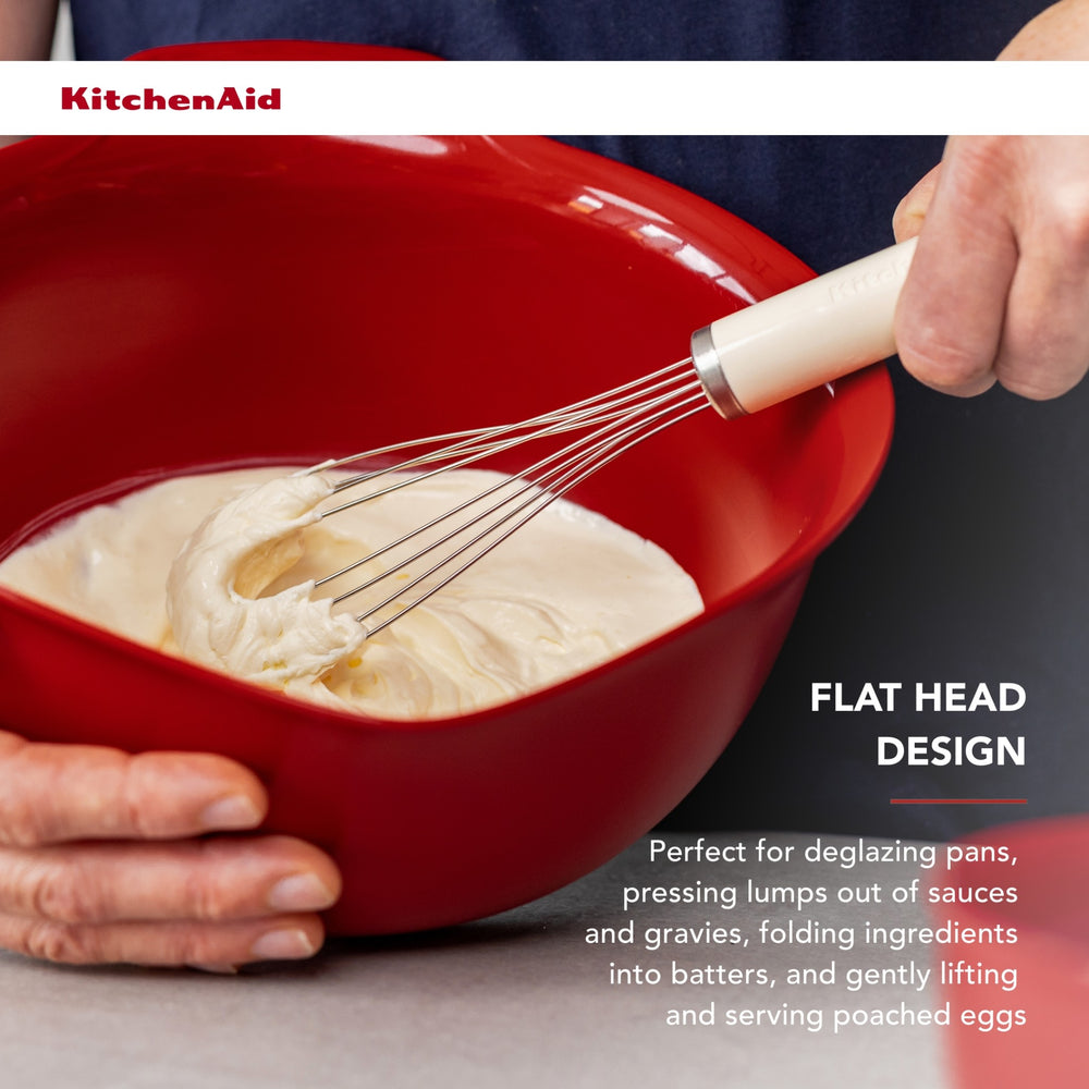 KitchenAid Classic Flat Whisk – Almond Cream