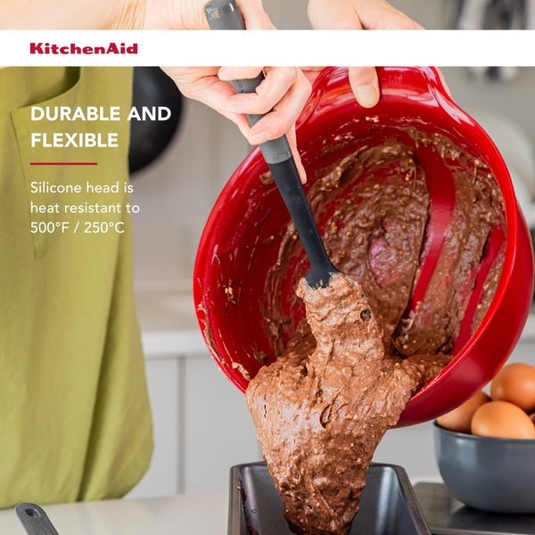 KitchenAid Soft Grip Scraper Spatula - Charcoal Grey image 9