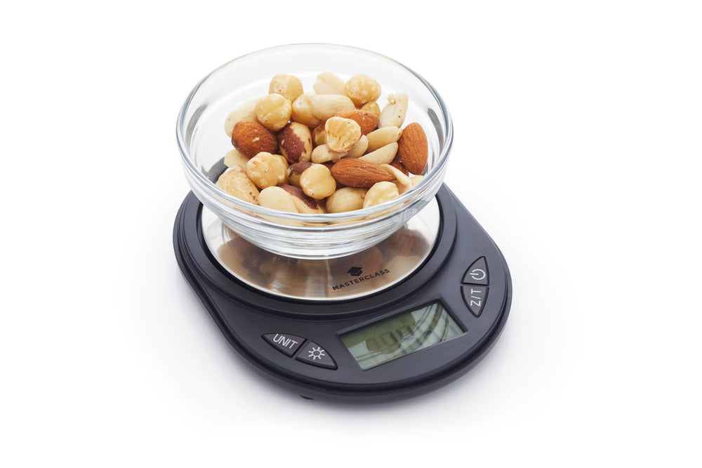 MasterClass Smart Space Electric Stainless Steel Kitchen Weighing Scales