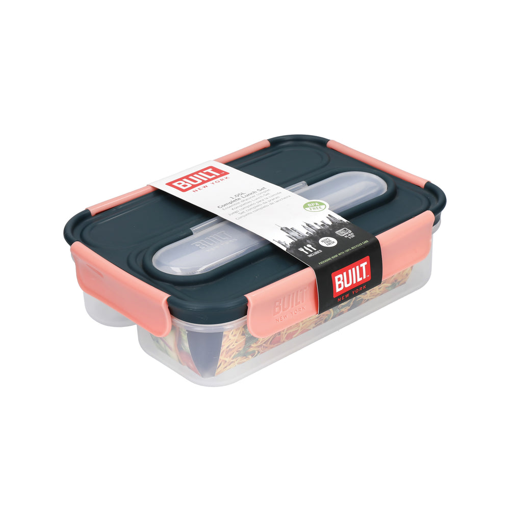 Built Tropics 1 Litre Lunch Box with Cutlery