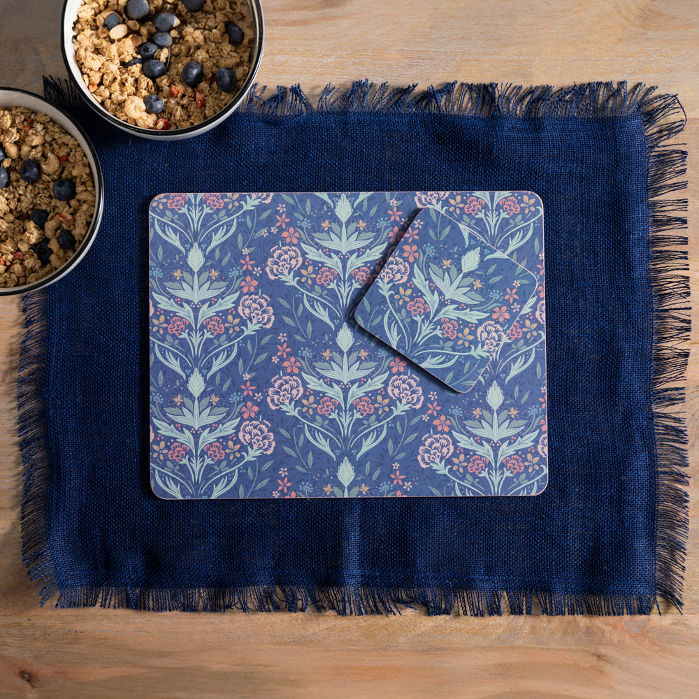 Creative Tops Arts & Crafts Rectangle Placemats Set Of 4 Blue, 30 x 22.5CM