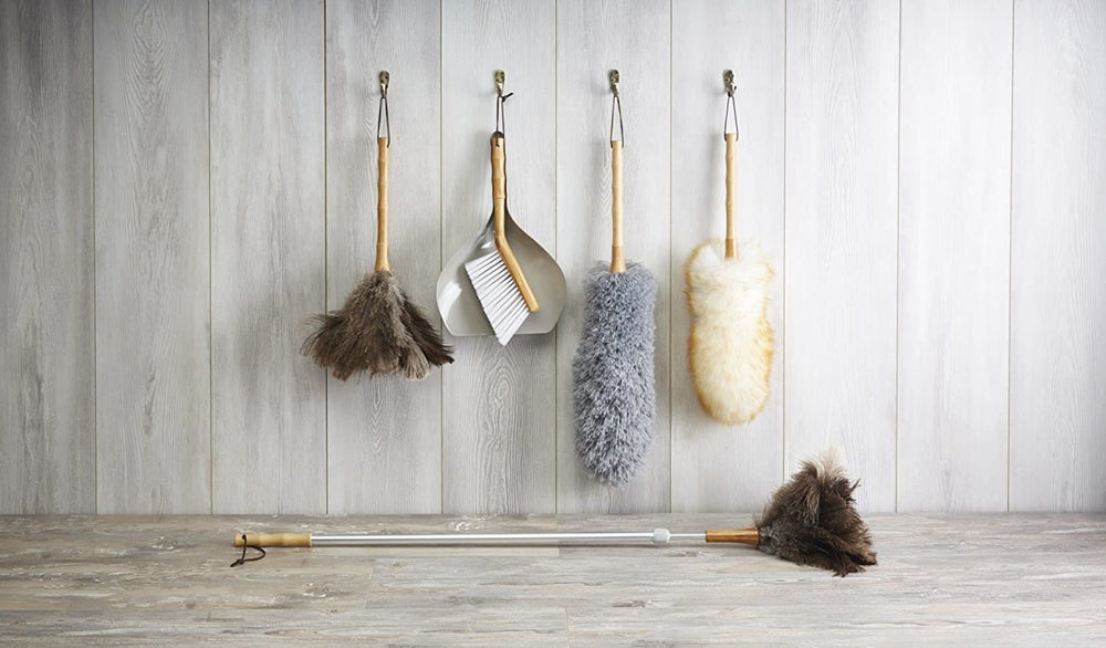 Living Nostalgia Genuine Natural Ostrich Feather Duster