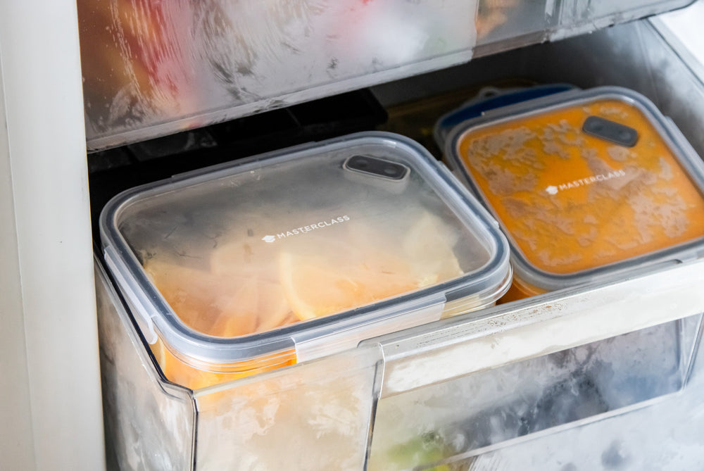 MasterClass Eco-Snap 1.5L Recycled Plastic Food Storage Container - Rectangular