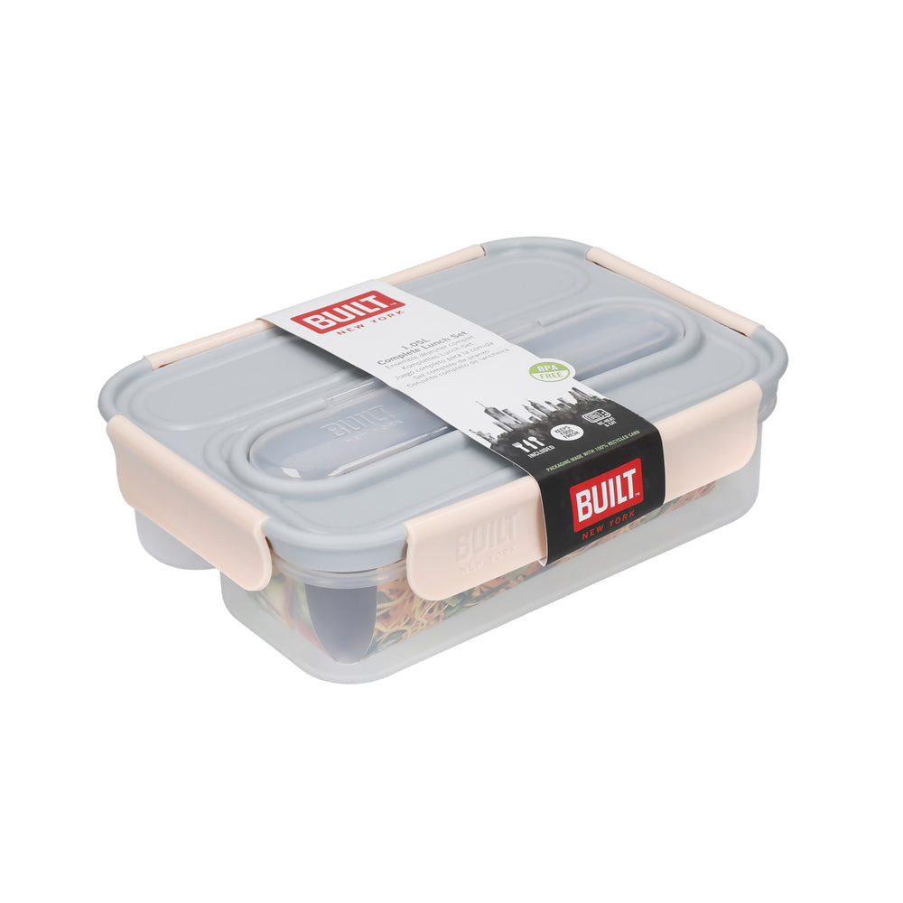 Built Mindful 1 Litre Lunch Box with Cutlery