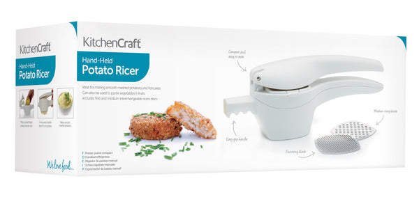 KitchenCraft Plastic Potato Ricer With Two Discs image 4