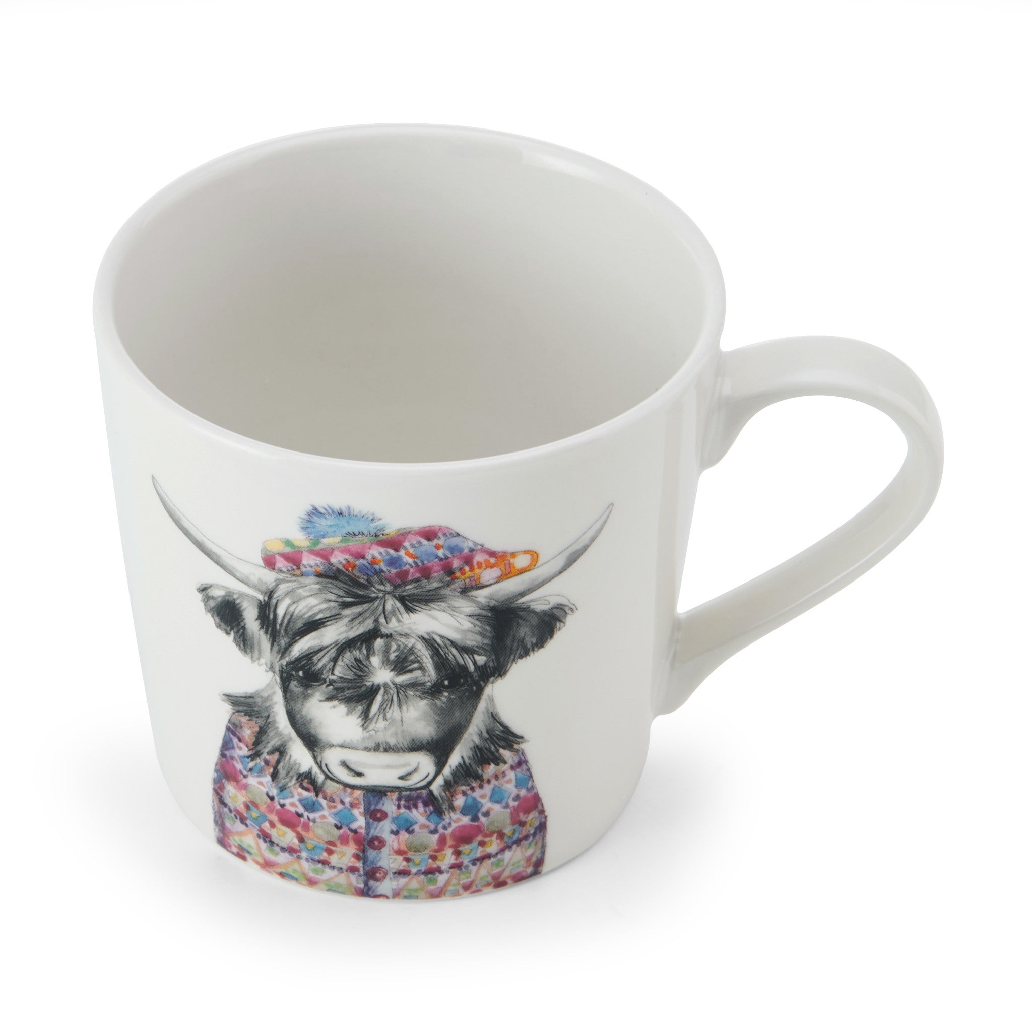 Mikasa X Tipperleyhill Set Tazza E Sottobicchiere Natalizio Con Pettirosso | 380 Ml In Porcellana Fine | Confezione Regalo - 2