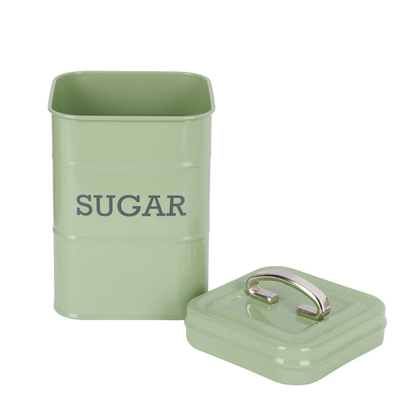 Living Nostalgia Metal Sugar Canister - English Sage Green image 3